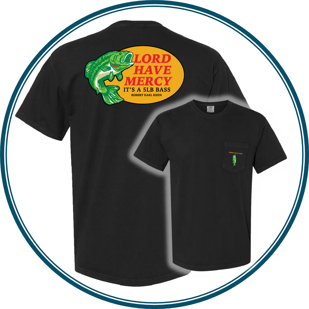5LB Bass Black Pocket T-Shirt