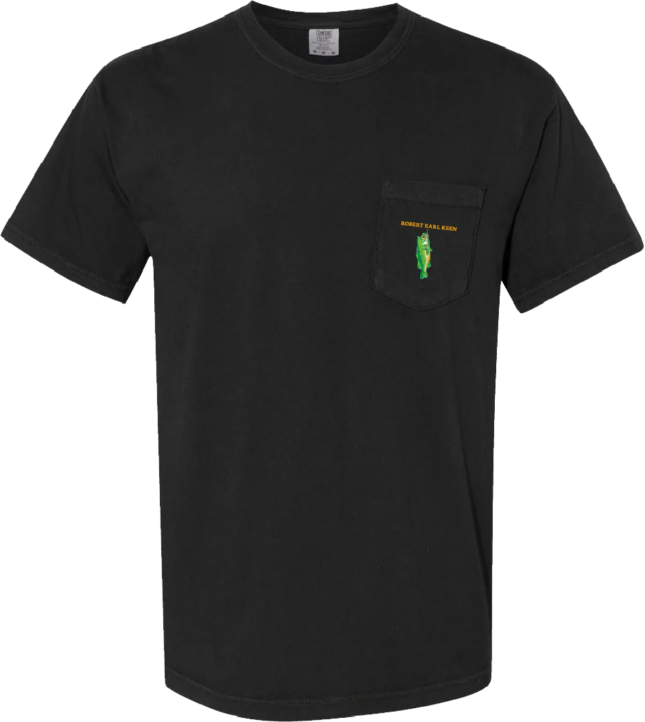 5LB Bass Black Pocket T-Shirt - Image 3