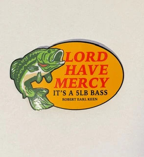 5 LB Bass Sticker