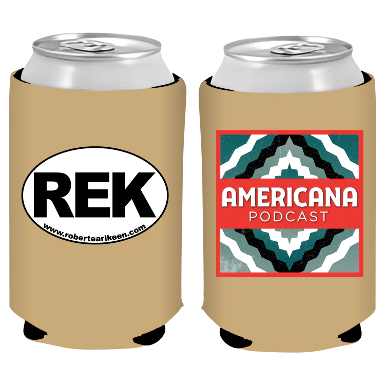 Americana Podcast Koozie - Tan