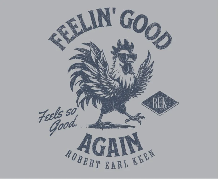 Feelin' Good Again "Feels So Good" T-Shirt - Grey - Image 3